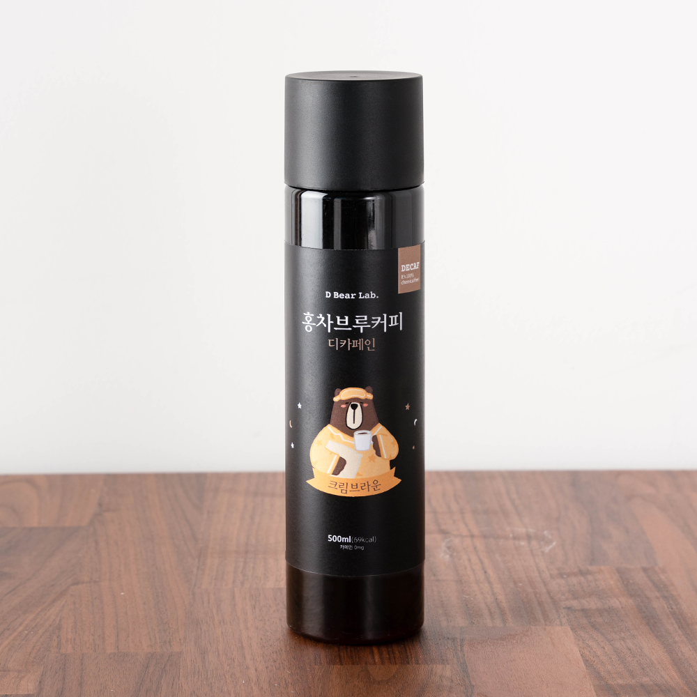 디베어랩 홍차브루 디카페인 더치커피 500ml