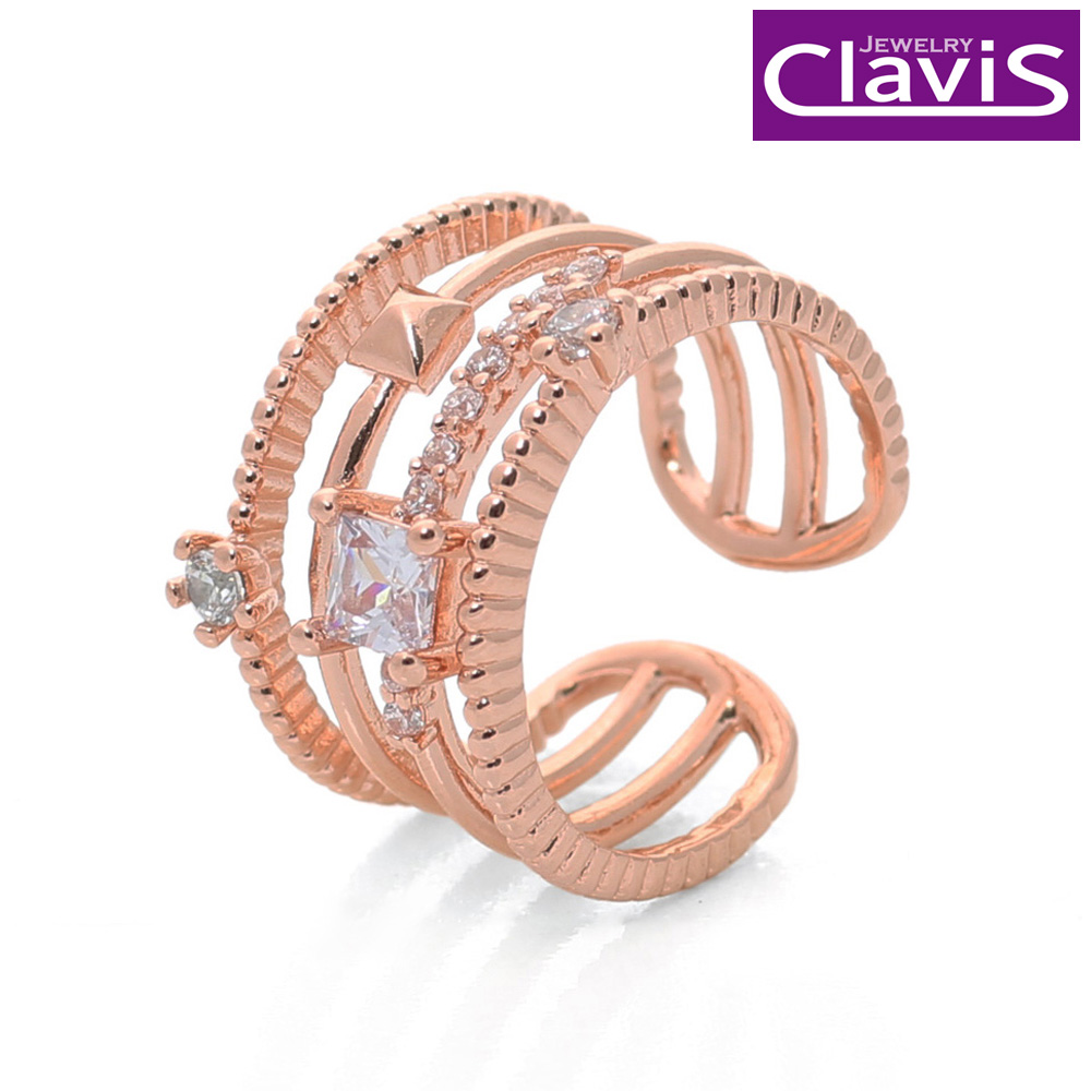 Clavis [클라비스] 포라인 큐빅 Free 반지 CL14kp-RB060