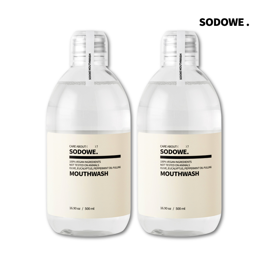 쏘두위 비건 오일풀링 마우스워시 500ml x 2개