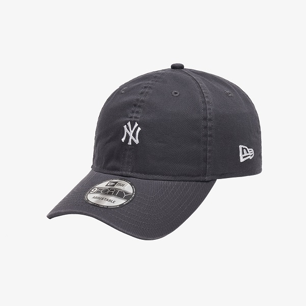 [뉴에라] 언스트럭쳐 MLB 워시드 미니 로고 뉴욕 양키스 볼캡 다크 그레이