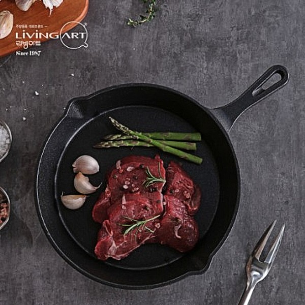 리빙아트 라폰테 무쇠 후라이팬 (28cm) 