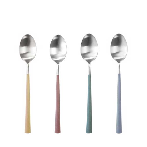 큐티폴 누어 디저트 스푼 1P_4colors