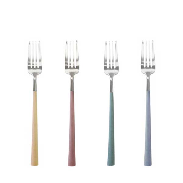 큐티폴 누어 디저트 포크 1P_4colors