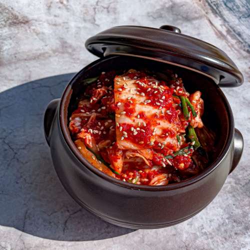 [신규할인] 여수 돌산 삼채 맛김치 1kg 대표이미지 섬네일