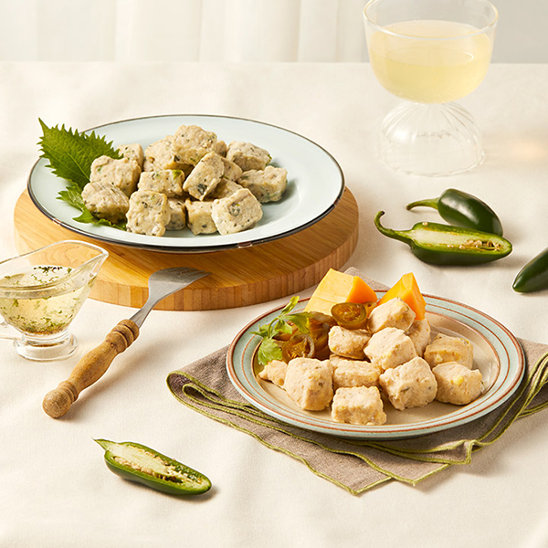 띵커바디 토핑 IN 닭가슴살 큐브 2종 (할라피뇨치즈/깻잎고추)