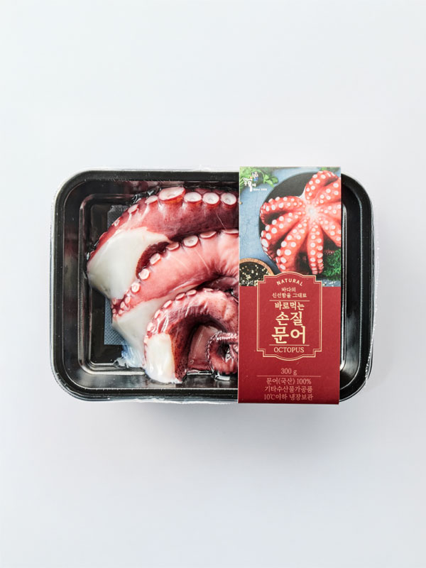 국내산 바로 먹는 손질문어(300g)