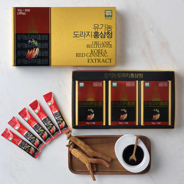 유기농 도라지홍삼청 세트(10g*30개입)