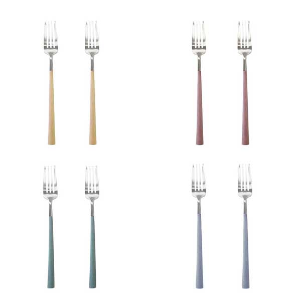 큐티폴 누어 디너 포크2P_4colors