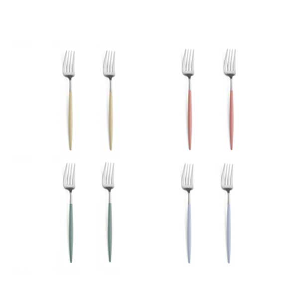 큐티폴 고아 디저트 포크 2P_4colors