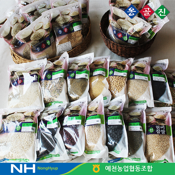 예천농협 옹골진 국내산 영양 잡곡 500g (보리/현미/찹쌀/흑미/혼합곡) 대표이미지 섬네일