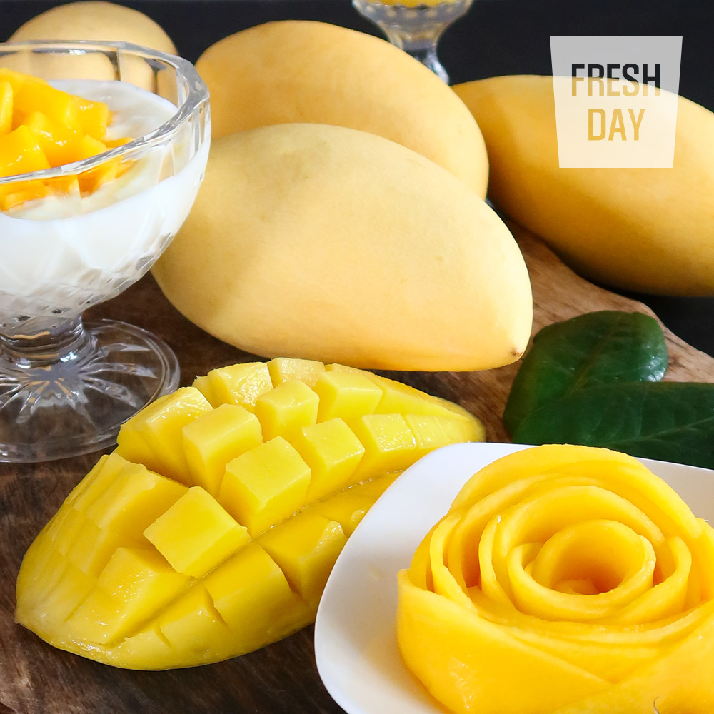 태국 마하차녹 무지개 골드 망고 로얄과 5kg (10~17입)