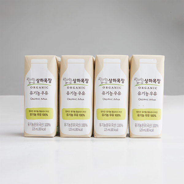 힌_매장용_[유기농] 상하목장 유기농우유 (125ml×4)