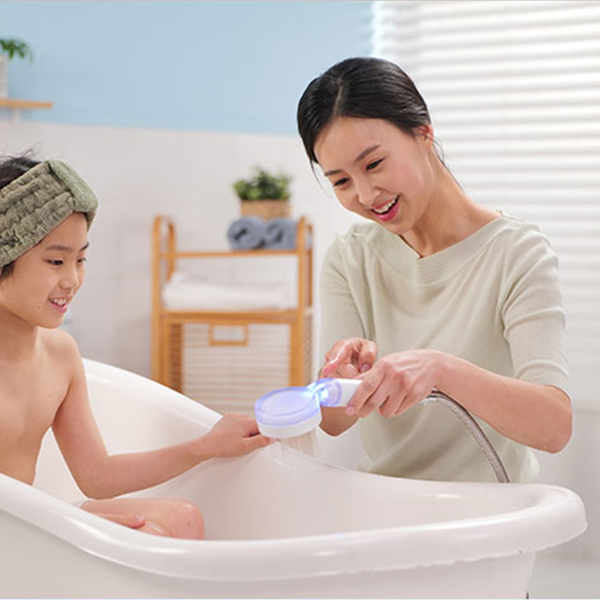 이온폴리스 수온감응 3색 LED 7단계 필터 샤워기