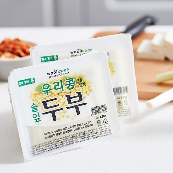 우리콩 솔잎두부 (찌개용 420g)