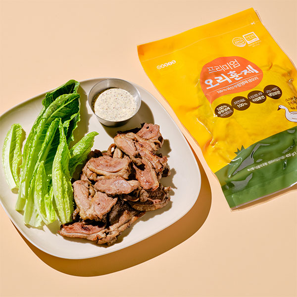 무항생제 자연공법 프리미엄 훈제오리(400g)