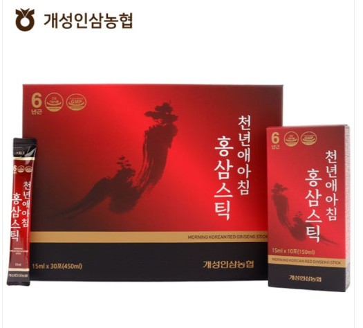 개성인삼농협 천년애아침홍삼스틱 30포