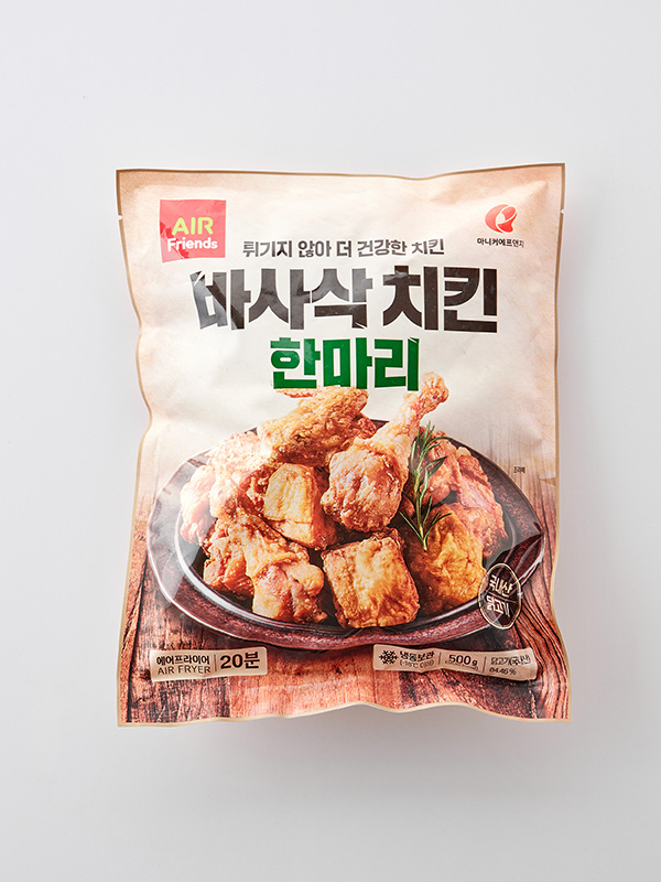 바사삭 치킨 한마리(12조각, 500g)