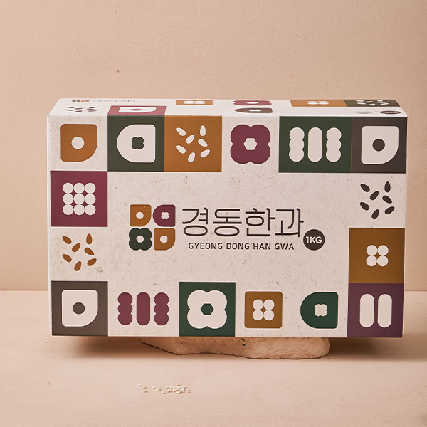 강릉경동한과 찹쌀과줄세트 1kg