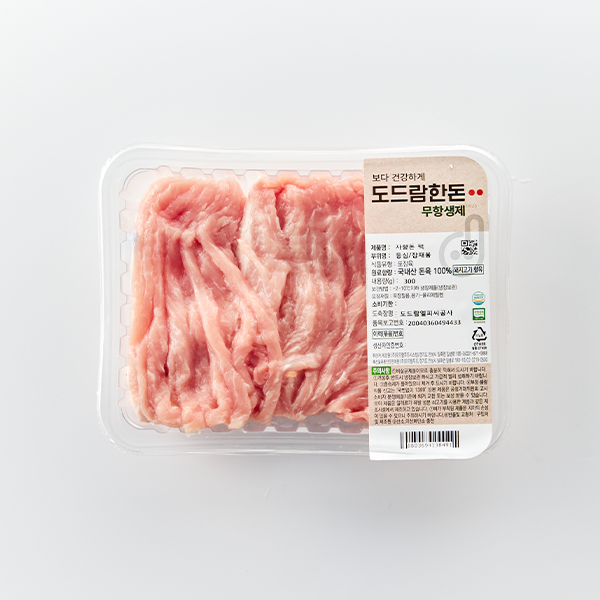 무항생제 도드람한돈 등심 잡채용(300g)