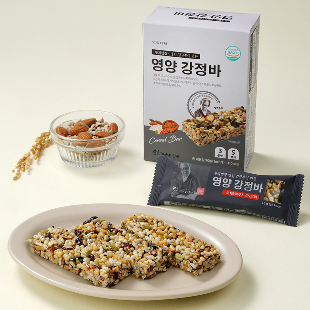 김규흔 한과 영양강정바 6개입 대표이미지 섬네일