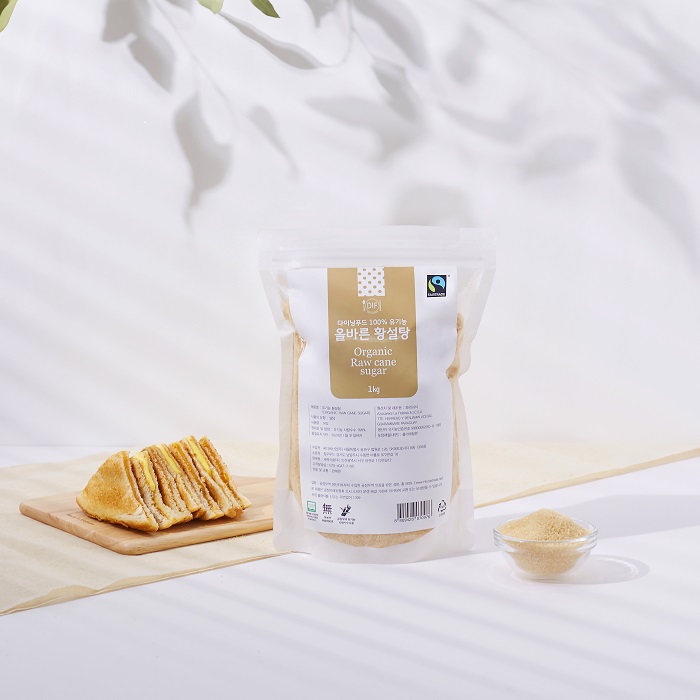사탕수수 100% 유기농 설탕 1kg (백설탕/황설탕)