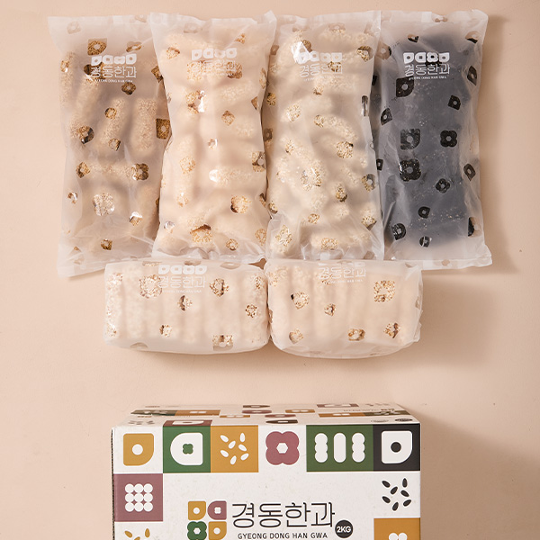 강릉경동한과 찹쌀모듬세트 2kg