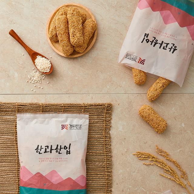강릉경동한과 찹쌀깨강정 400g