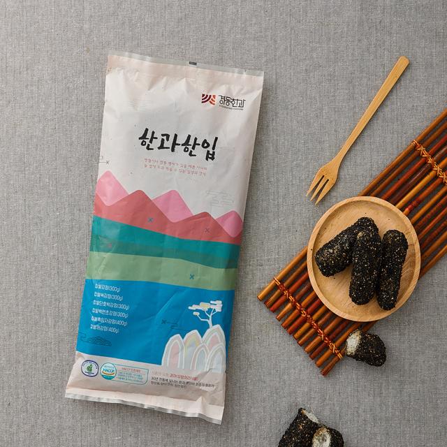 강릉경동한과 찹쌀흑임자강정 400g