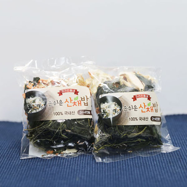 향긋한 나물이 가득! 손쉬운 산채밥 나물 40g (3-4인용)