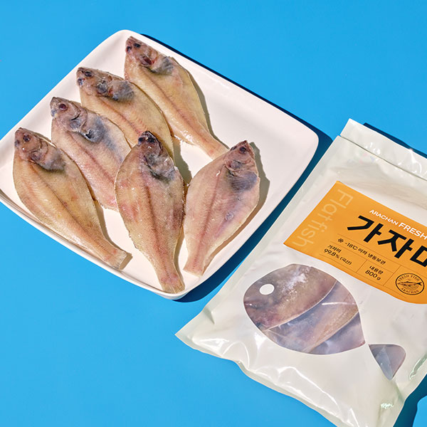 국산 참가자미(800g, 4~5미)