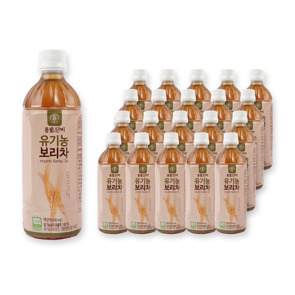 유기농 보리차 500ml x 20병 (페트음료)