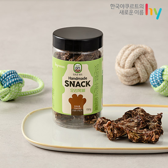 잇츠온펫츠 수제간식 오리목뼈 150g 반려견 영양간식