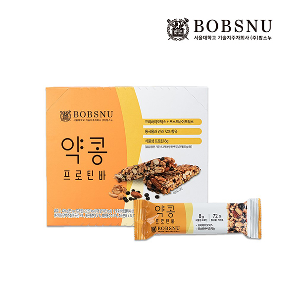 [밥스누] 약콩 프로틴바(35g 1개/12개)