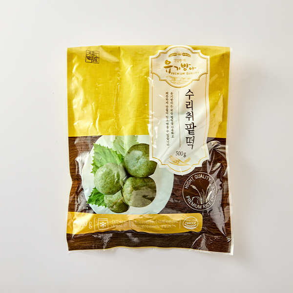 유기방아 수리취팥떡 (500g)
