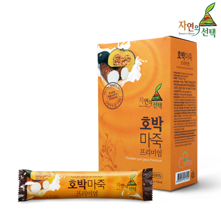 [자연의선택] 호박마죽 프리미엄 300g (스틱형 30gx10포) x 3세트 대표이미지 섬네일