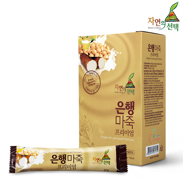 [자연의선택] 은행마죽 프리미엄 300g (스틱형 30gx10포) x 3세트