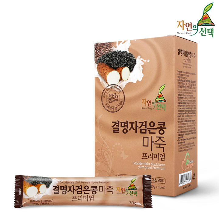 [자연의선택] 결명자검은콩마죽 프리미엄 300g (스틱형 30gx10포) x 3세트