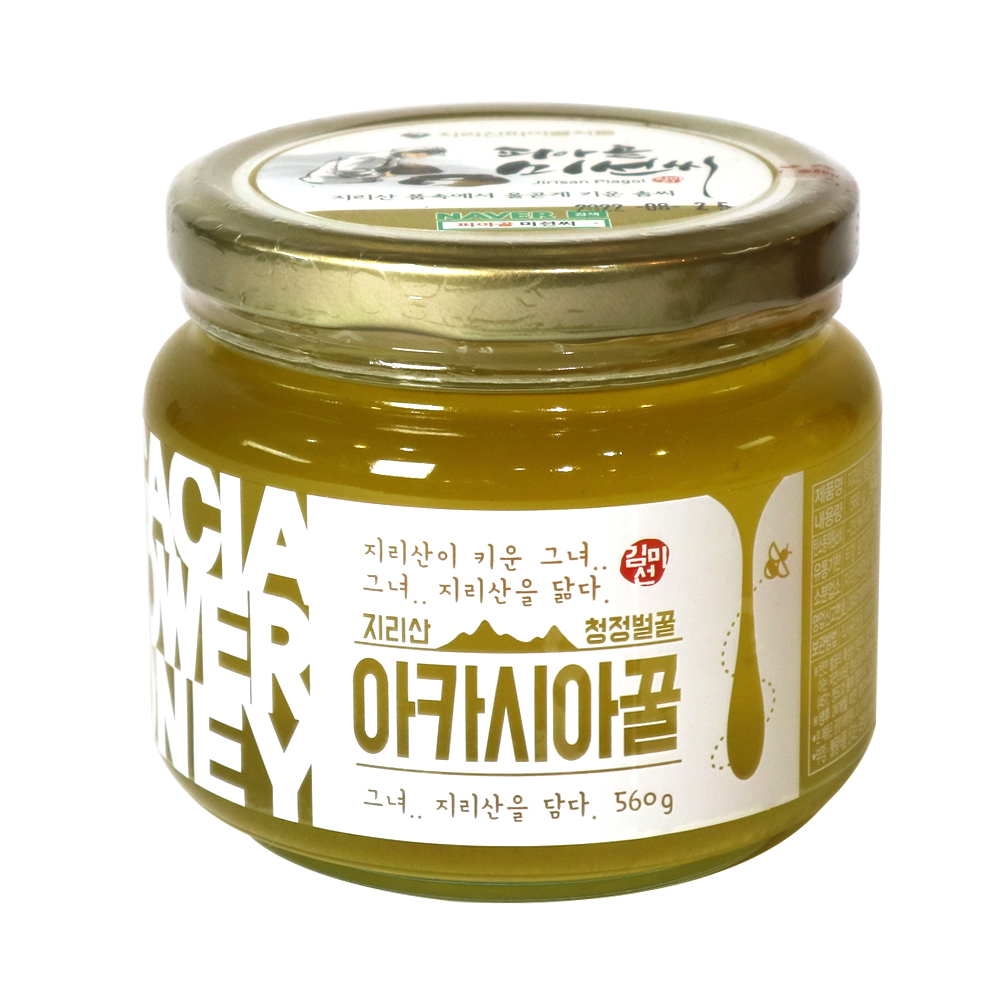 피아골미선씨 지리산 아카시아 천연벌꿀 560g