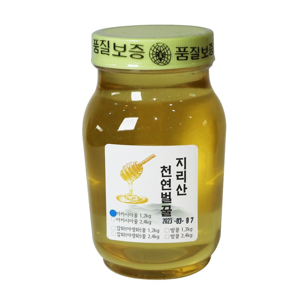 피아골미선씨 지리산 아카시아 천연벌꿀 1.2kg