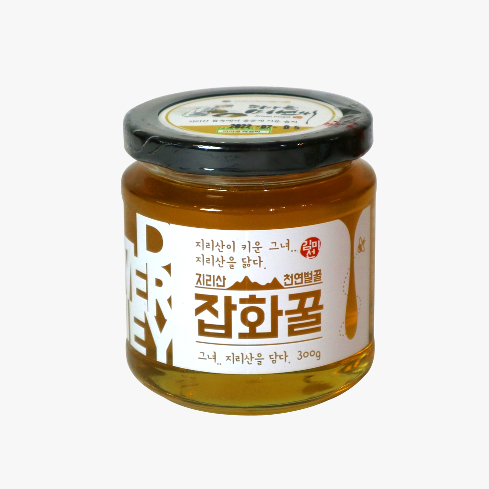 피아골미선씨 지리산 야생화(잡화) 천연벌꿀 300g