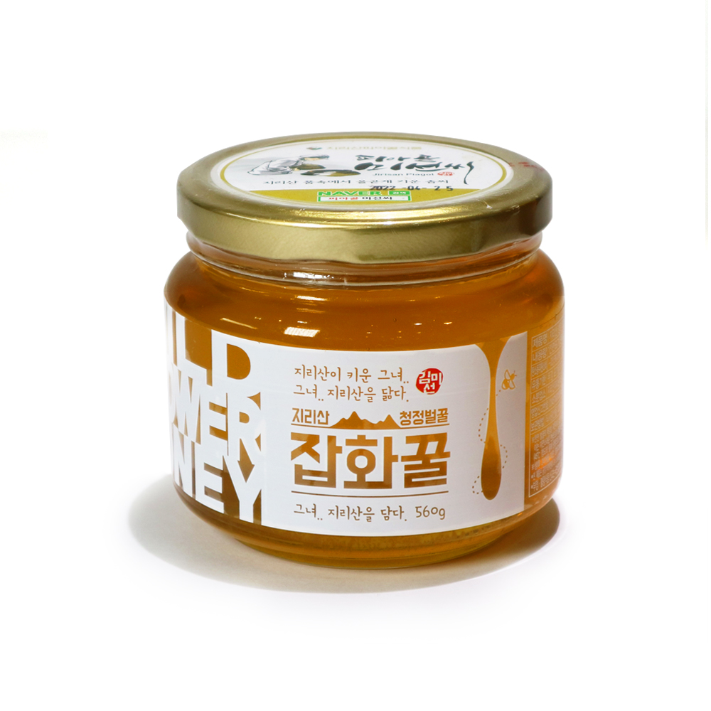 피아골미선씨 지리산 야생화(잡화) 천연벌꿀 560g