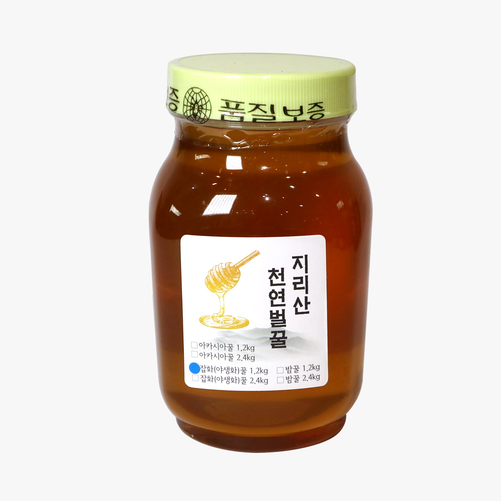 피아골미선씨 지리산 야생화(잡화) 천연벌꿀 1.2kg