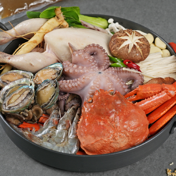 100% 국내산 전복삼계탕 1.4Kg 여름보양식 