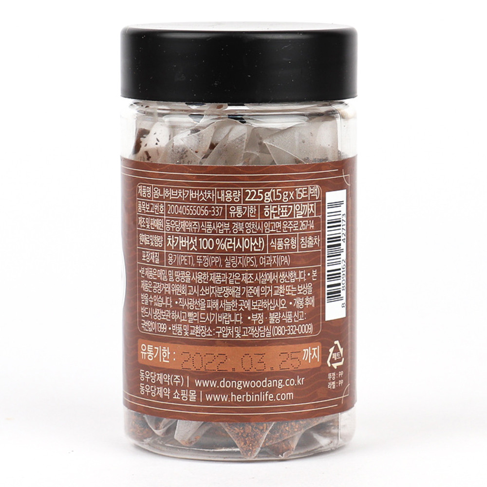 차가버섯차 22.5g (1.5g x 15티)