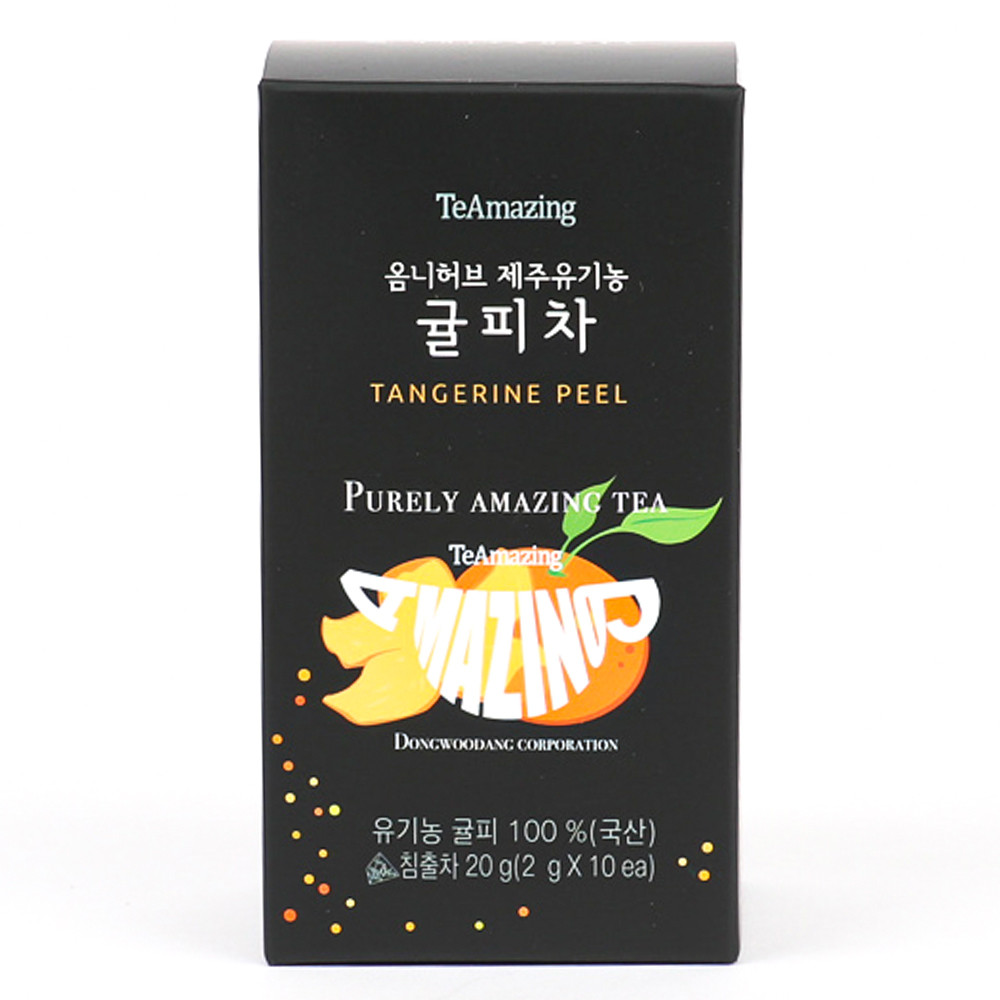 티메이징  제주 유기농 귤피차 20g (2g x 10티)