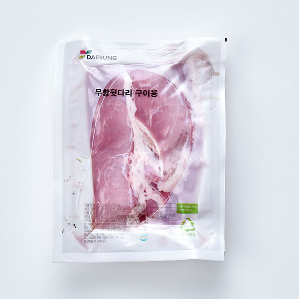무항생제 숙성한돈 뒷다리살(구이용/500g)ㅣ로가원