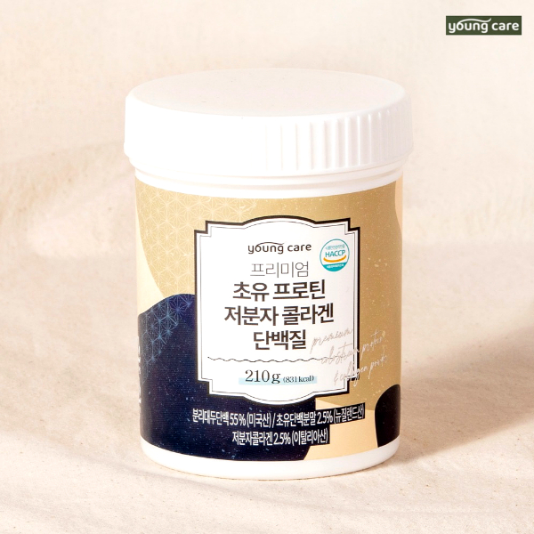 프리미엄 초유 프로틴 저분자 콜라겐 단백질 분말 210g