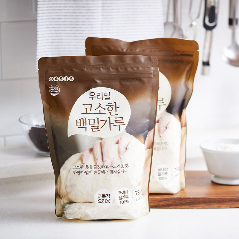 우리밀 고소한 백밀가루
