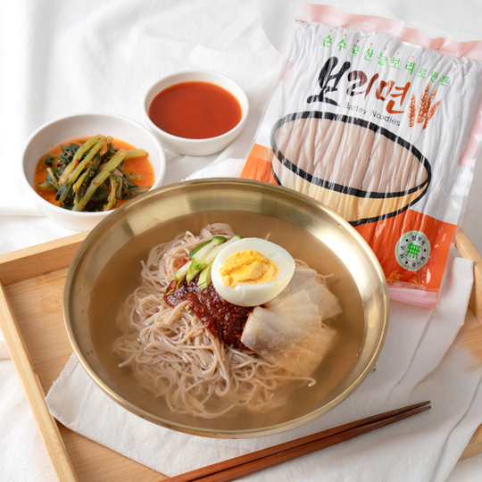 국산늘보리로 만든 보리국수면(잔치국수/콩국수/비빔국수/냉면용)500g/3~4인분