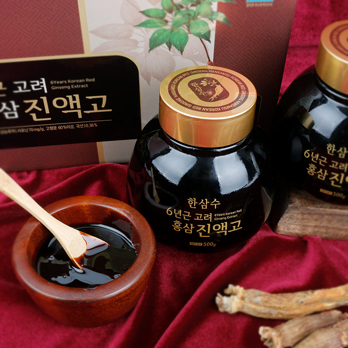 [한삼수] 6년근 고려 홍삼 진액고 500g x 2개